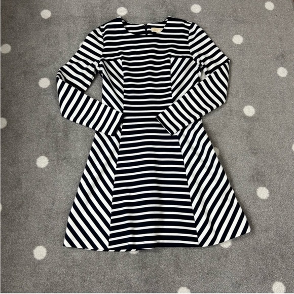 MICHAEL Michael Kors Lobamba stripe long sleeve dress - Picture 3 of 6